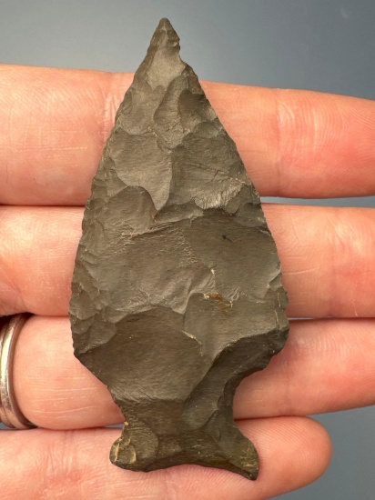 2 1/2" Esopus Chert Fishtail, Found in Oley Valley, PA, Ex: Hallman Collection
