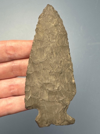 4 1/4" Esopus Chert Normanskill Point, Large Example, Found in New York