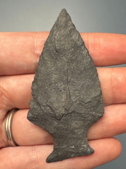 SUPERB 2 9/16" Thin Rhyolite Susquehanna Broadpoint, Found in Pennsylvania