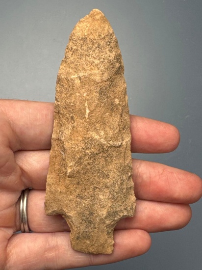 3 3/4" Stemmed Spear, Found in North Carolina, Heavily Patinated/Weathered