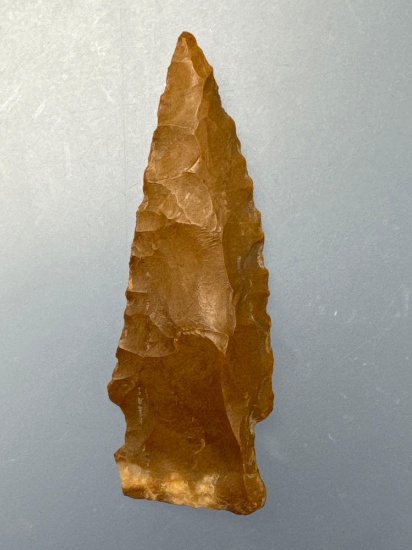 2" Jasper Side Notch Point, Found in Southern, New Jersey, Good Condition