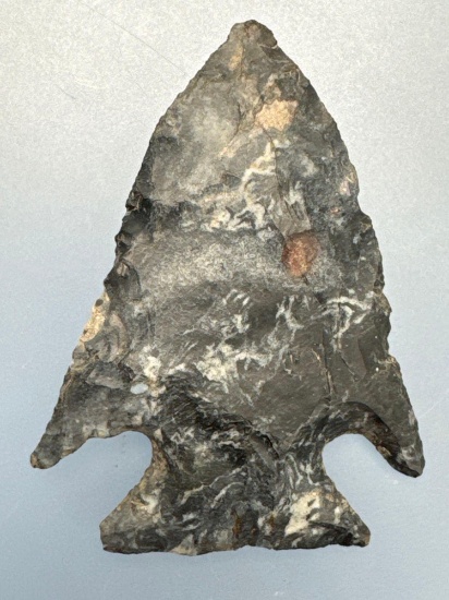 IMPRESSIVE 1 3/4" Corner Notch Coshocton Chert Point, Found in Ohio, Nice Example!