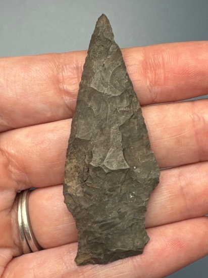 2" Onondaga Chert Fishtail Point, Found in New York State