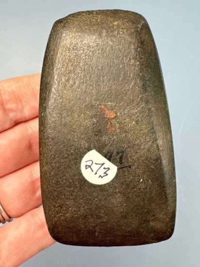 HEAVILY POLISHED 3 1/2" Faceted Adze, Found in Connecticut, Great Condition
