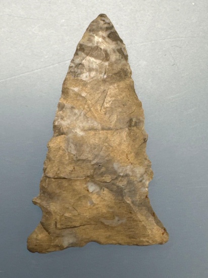 1 3/8" Onondaga Chert Brewerton Eared, Found in New York