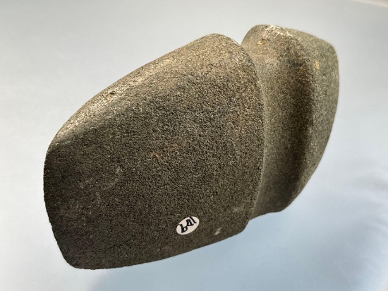 NICE 7 1/4" Axe, 3/4 Groove, SITS ON END, Found by Ron Arnold along the Sus. River in Bradford, PA