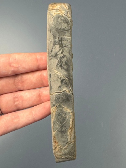 5 1/2" Slate Bar Weight, Found in Flemington Co., New Jersey on Sloping Hill Above River Rd. 2007