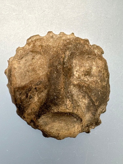 NICE 1 1/8" Human Effigy Maskette, Likely from a Pottery Vessel, Found in New York, Mohawk
