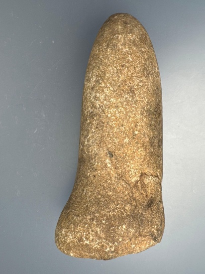 5 3/4" Tall Bell Pestle, Sits On End, Deep Dimple on Bottom, Found in New York, Ex: Dudkewitz