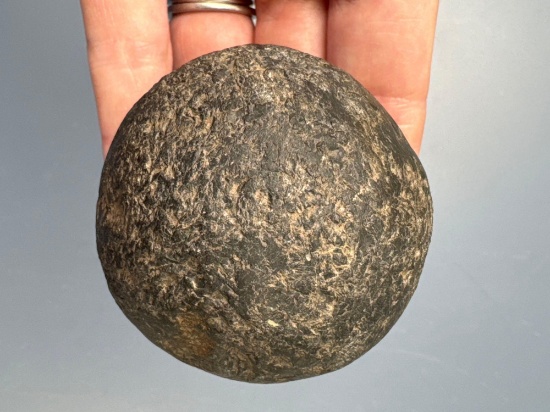 2" Games Stone/Hammerstone, Perfectly Round, Found in Pennsylvania