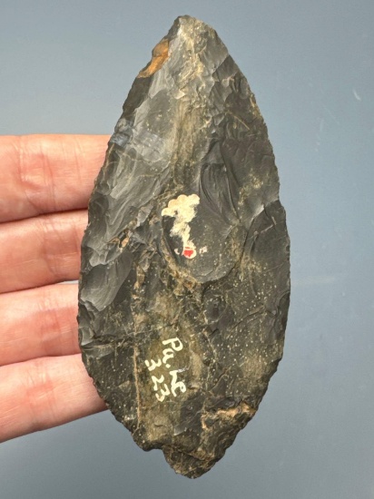 NICE 4 1/16" Chert "Boats Blade", Nice Knife, Found in Pennsylvania