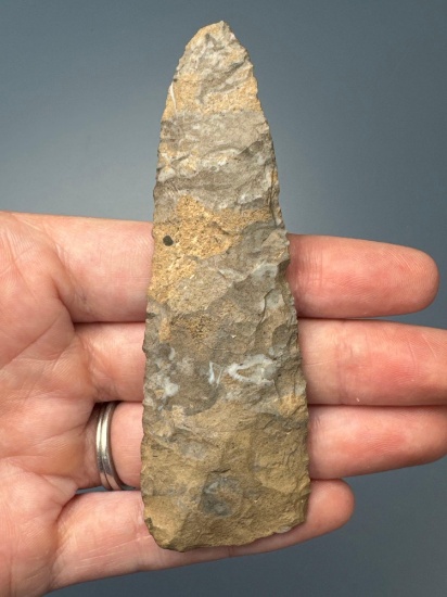 NICE 3 7/8" Onondaga Chert Meadowood Blade, Found in Northwestern PA, Ex: Nick Miller