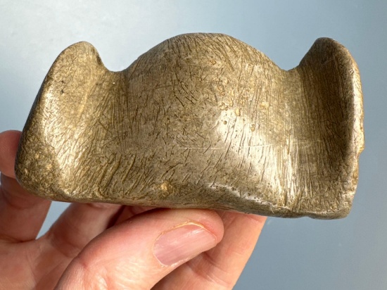SUPERB 3" Pipestone Bar Amulet, Found in Gordon, Schuylkill Co., PA, Ex: Allegheny River Museum