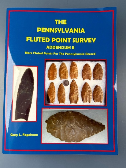Book- "The Pennsylvania Fluted Point Survey, Addendum 2", Gary Fogelman