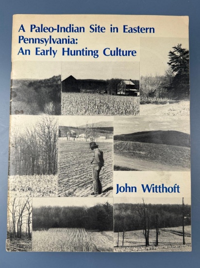 Book- "A Paleo-Indian Site in Eastern Pennsylvania" John Witthoft
