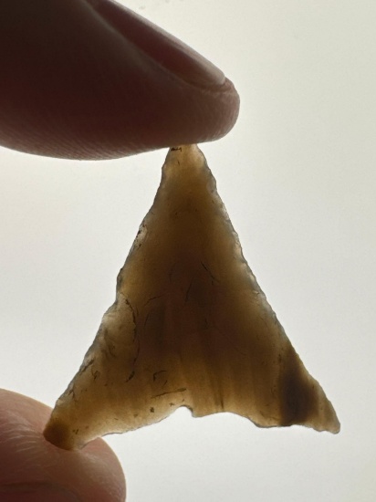 IMPRESSIVE Chalcedony Triangle Point, Perfect Condition, Found in Pennsylvania