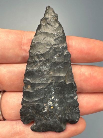 2 3/4" Coshocton Chert Decatur Point, Found on Ohio-West Virginia Border, Bennett, Jackson COAs