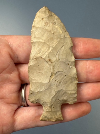 3 1/4" Stem Point, Found on Gowanda, Erie Co., New York, Ex: Iron Horse, Mickey Taylor