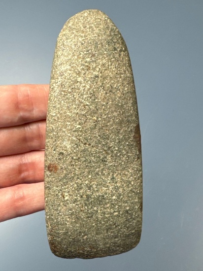 PERFECT 4 1/2" Squared Greenstone Adze, Found in Chautauqua Co., New York EXCELLENT Condition!