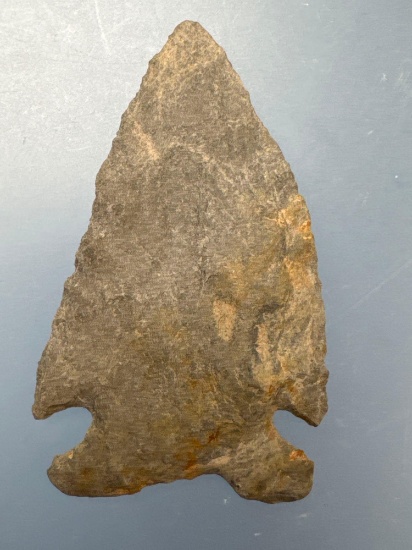 Impressive 2 3/16" Chert Corner Notch Point, Found in Pennsylvania, Nice Piece!