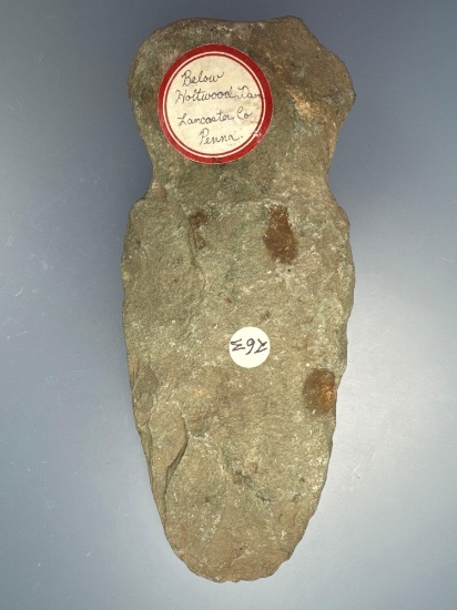7 1/4" Axe, Found below Holtwood Dam, Lancaster Co., PA