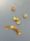 11 Various Yellow Seed Beads, Found on Oscar Leibhart Site, Feature 28, York Co., PA 1665-1682