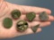 Lot of Brass Trade Artifacts, Bell, Thimble, Button, Found in Washington Boro, Susquehannock