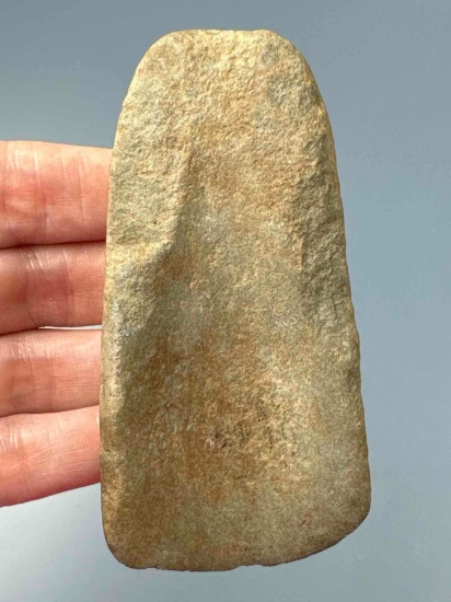 RARE 3 9/16" Miniature Gouge, Deeply Scooped, Found in Burlington Co., NJ, Ex: Dorothy Middleton