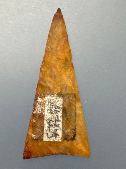 FINE 1 3/4" Multi-Tone Jasper Triangle, Found in Salem Co., New Jersey, Impressive Example!