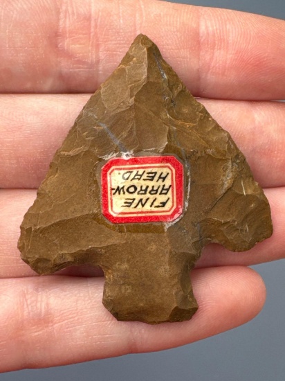 NICE 2" Jasper Perkiomen, Found in Pennsylvania, Ex: Rich Johnston, Podpora Collections