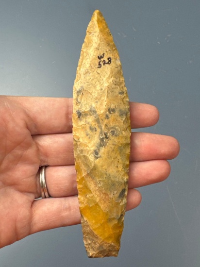 NICE 5 1/16" Sedalia Lanceolate Point, Found in Illinois, Light Basal Grinding Noted,