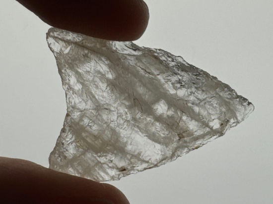 WOW 1 5/16" Translucent Quartz Crystal Levanna, Found in Hartford Co., Connecticut, Ex: Dumeer