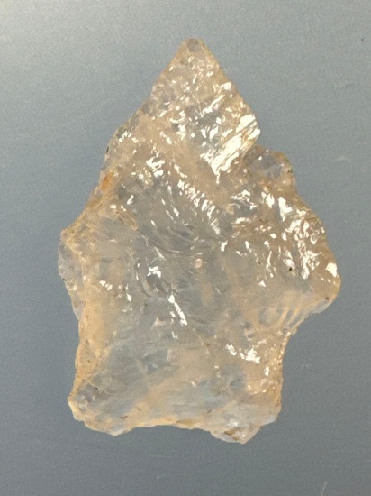 GEM 3/4" Quartz Crystal Point, Translucent, Found in Hartford Co., Connecticut, Ex: Dumeer