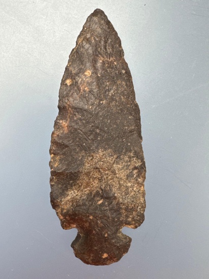RARE 3 3/16" Dovetail, Purple Rhyolite/Felsite, Found in Rhode Island, Ex: Pat Keefe Collection
