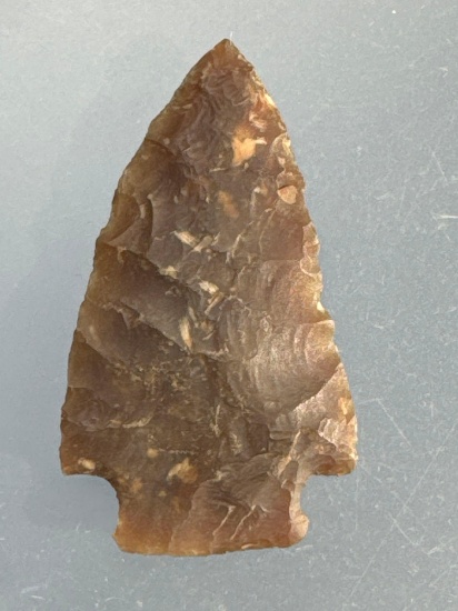 RARE 2" Western US Knife River Flint Point, Corner Notch, Semi-Translucent!