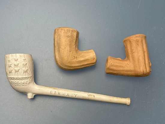 Kaolin Pipes, 1900's Examples