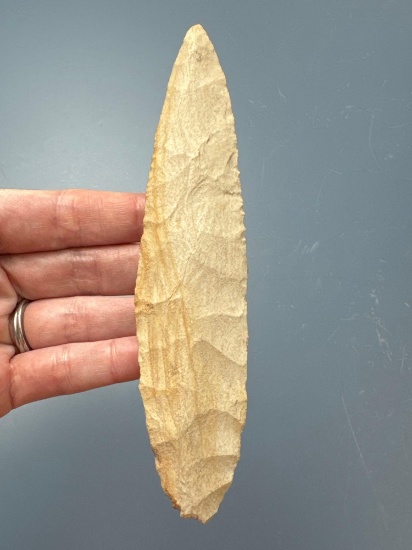 LARGE 6 7/8" Bi-Pointed Blade, Found in Marion Co., Ohio, Ex: Sexton Collection