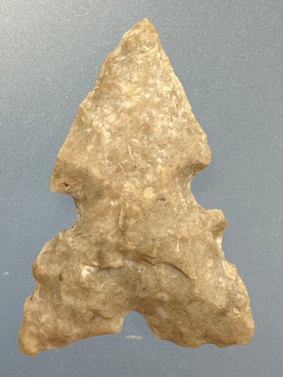 RARE 13/16" Harrell Point, Birdpoint, Found by Mr. Miller in Ponca City, OK Near the Arkansas River