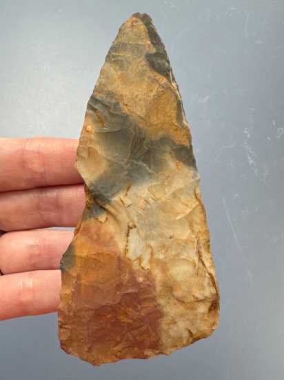 NICE 4 3/4" Flintridge Flint Blade, Adena, Found in Ohio, Excellent Example, Ex: Sexton Collection