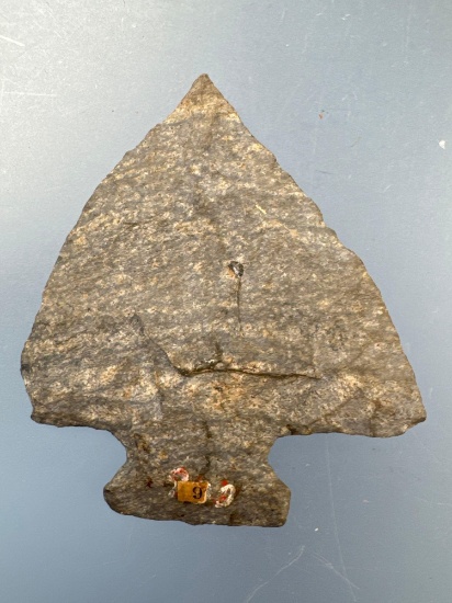 FINE 2" Rhyolite Perkiomen, Classic Form, THIN, Found in Berks Co., Pennsylvania, Ex: Ted Knieriem