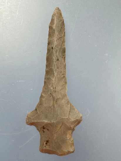 FINE 2 3/4" Stemmed Drill, NICE, Found in Humphreys Co., Tennessee, Ex: Sexton Collection