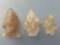 RARE Semi-Translucent Points, Longest is 1 5/16