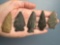 5 Various Points, Longest is 2 1/4