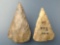 Pair of FINE Adena Blades, Longest is 2 5/8