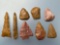 SUPERB Lot of Jasper Tools, Drills, Scrapers, Ex: Merton Hendershot,