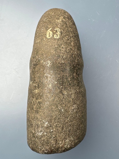 NICE 7 1/4" Maul, 3/4 Grooved, Highly Polished Hardstone, Well-Made, Great Condition