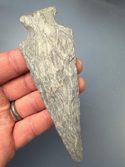 SUPERB 4 7/8" Rhyolite Susquehanna Broadpoint, Found in New Jersey, Ex: Cordiero, Podpora, Bineac,