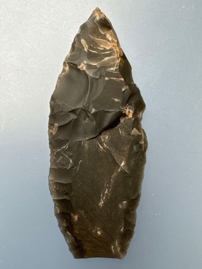 NICE 2 7/8" Chalcedony Paleo Lanceolate, Found along the Delaware River in Pennsylvania,