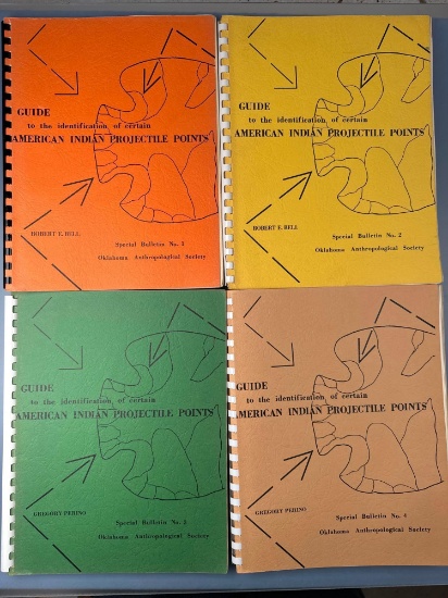 Volumes 1-4 Robert Bell's Guide to ID of American Indian Projectile Points