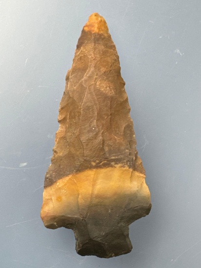 3" Stemmed Horse Creek Chert Point, Found in Hardin Co., Tennessee, Ex: Jim Spears
